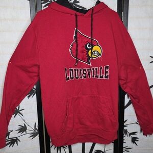 Colosseum Red Louisville Hoodie